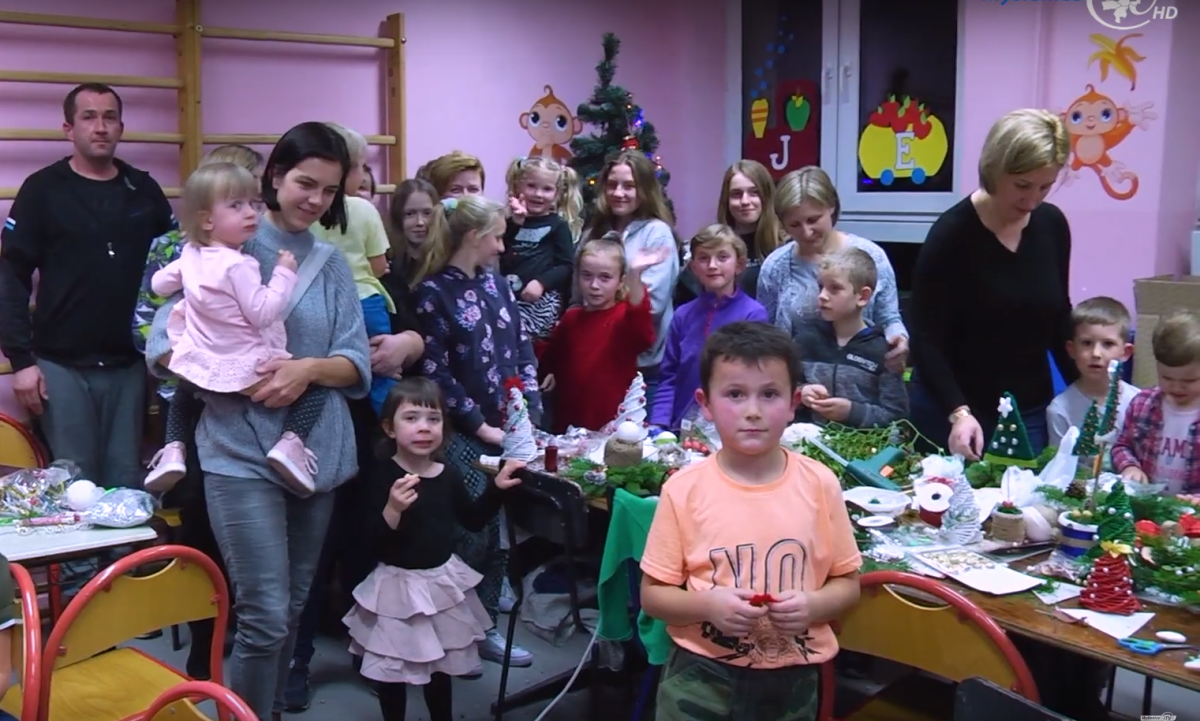 Zabawa przy pracy czyli warsztaty bożonarodzeniowe w Kobielniku
