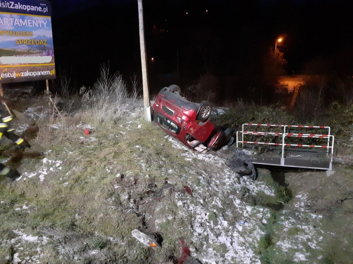 Weekendowe zdarzenia na drodze w Lubniu i Dobczycach