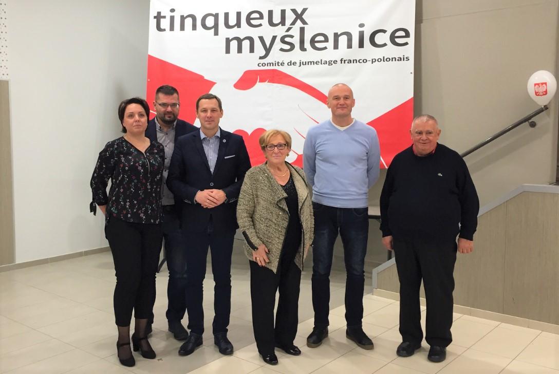 Delegacja w Tinqueux, czyli partnerska współpraca Gminy Myślenice