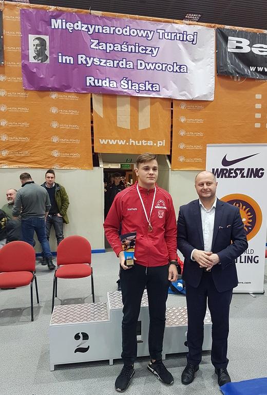 Jan Mastela najlepszym zawodnikiem Międzynarodowego Turnieju Zapaśniczego