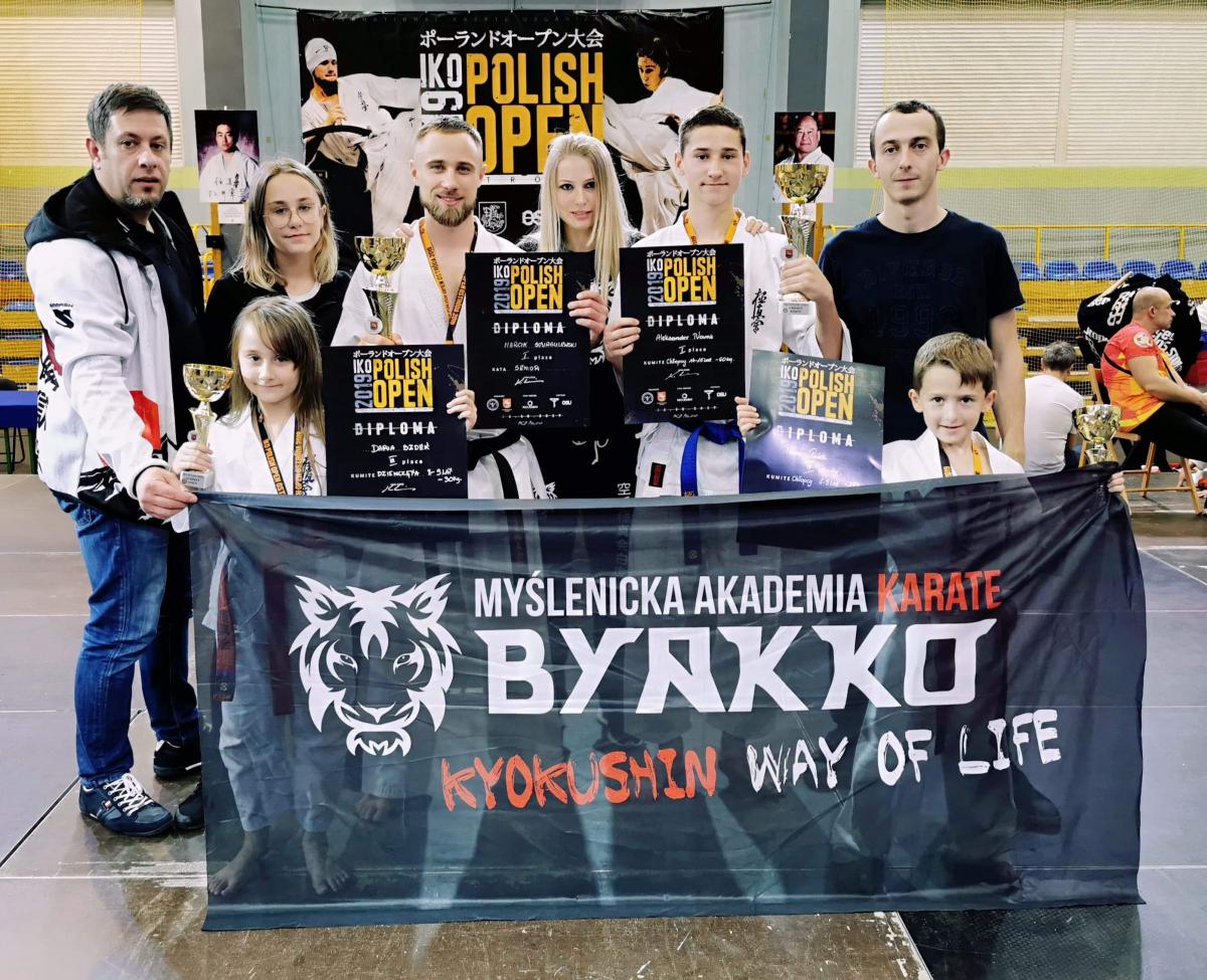 Karatecy z Myślenic na podium turnieju IKO Polish Open