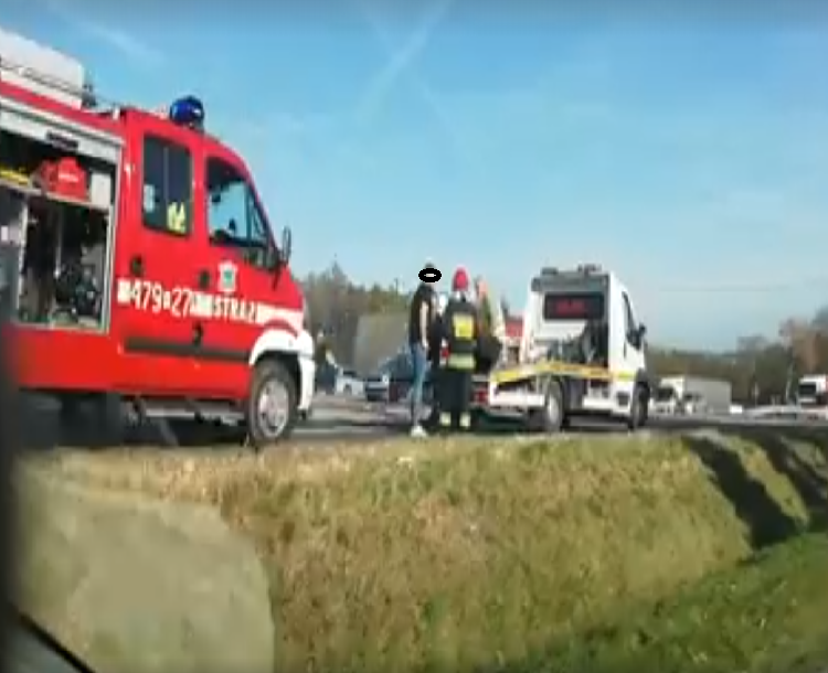 Wypadek Krzyszkowice.Zablokowana zakopianka w stronę Myślenic