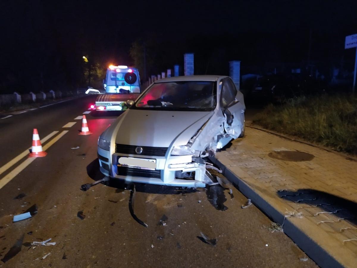 Harbutowice zderzenie dwóch samochodów osobowych