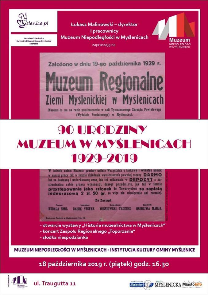 90 urodzin myślenickiego muzealnictwa