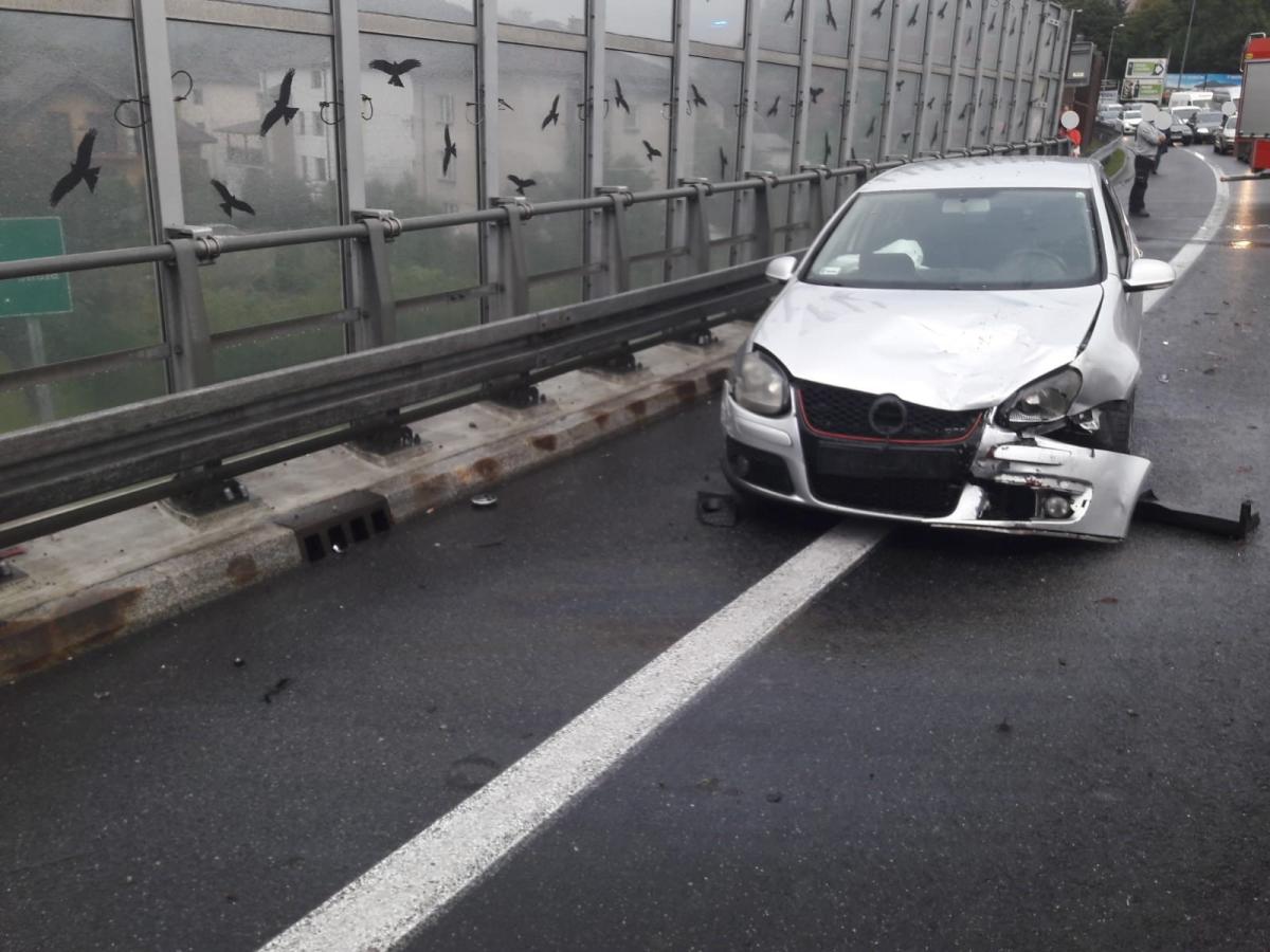 Myślenice. Wypadek na zakopiance