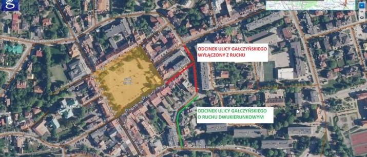 Myślenice. Utrudnienia w ruchu w związku z rewitalizacją