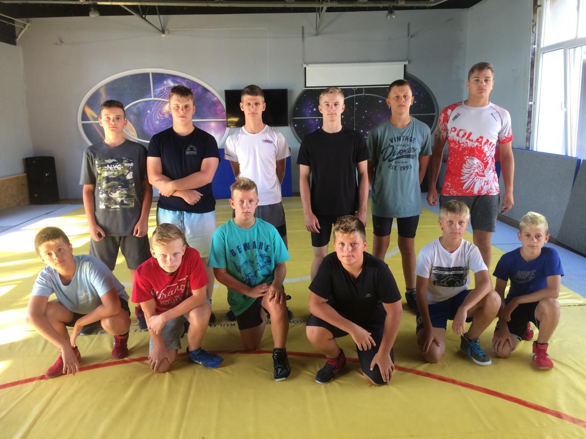 Nasi zapaśnicy w kadrze wojewódzkiej, trenują w Janowie Lubelskim 14-28.08.2019