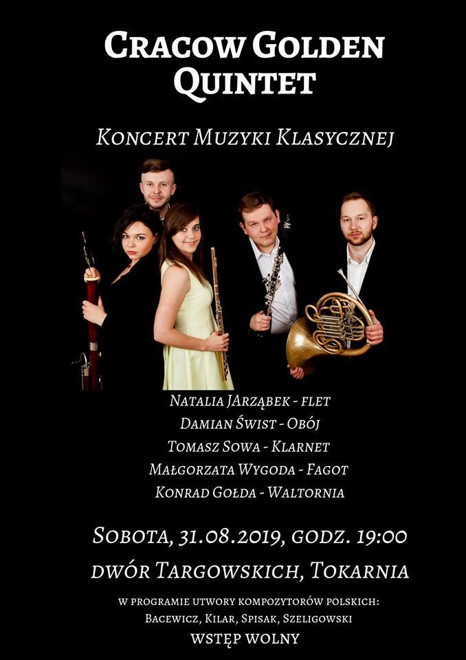 Koncert Muzyki Klasycznej Cracow Golden Quintet - na żywo
