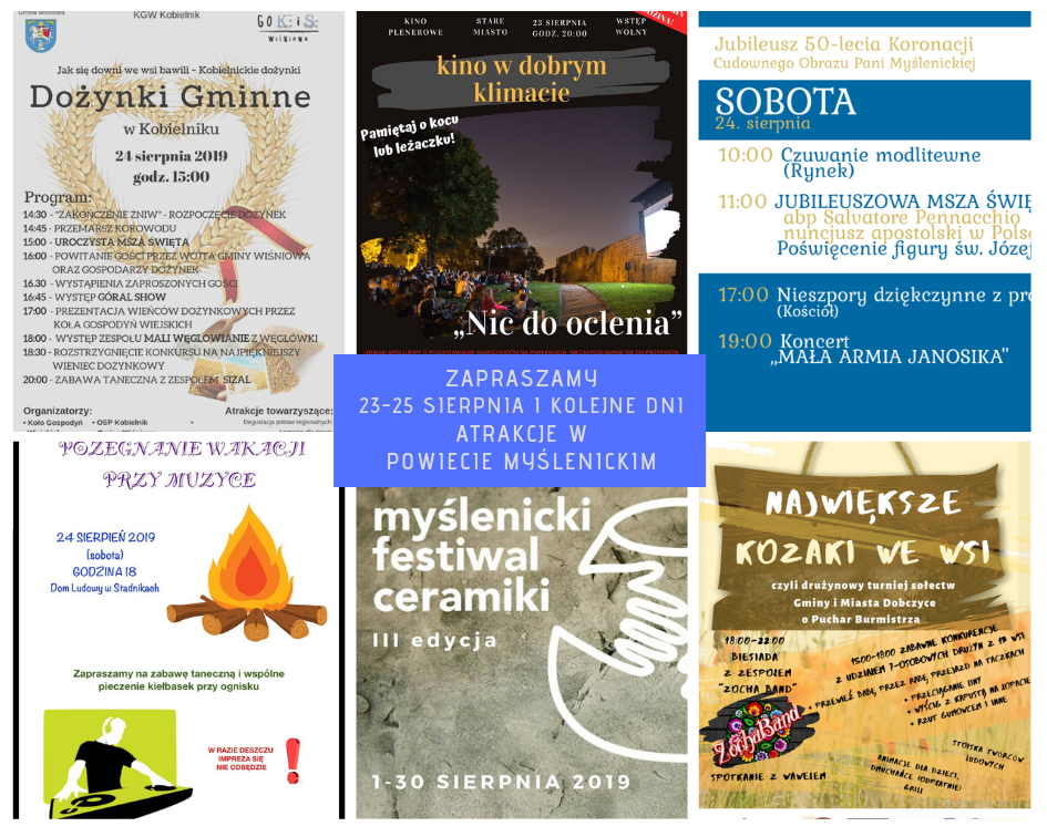 Co ciekawego  w powiecie myślenickim w najbliższy weekend?