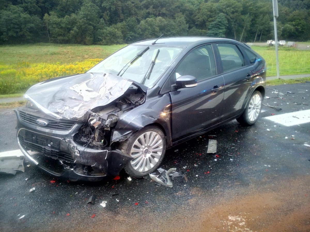 Wypadek w Głogoczowie na zakopiance