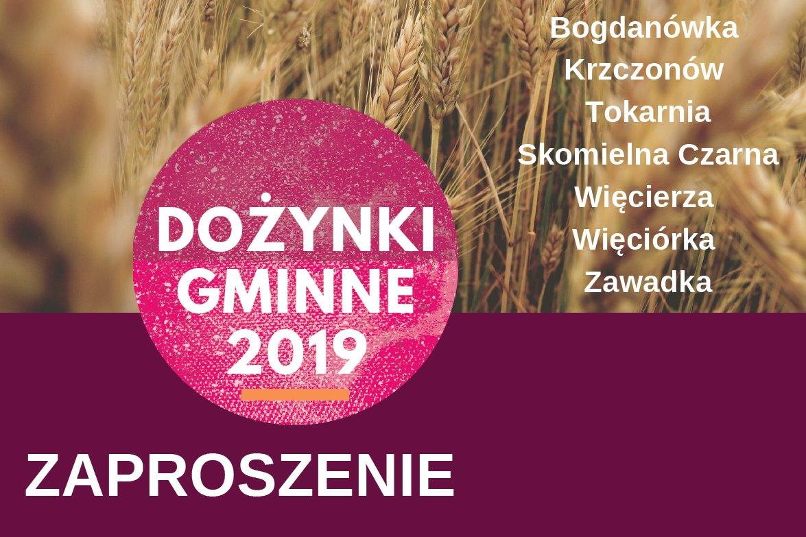Dożynki Gminne w Tokarni 2019 - relacja na żywo