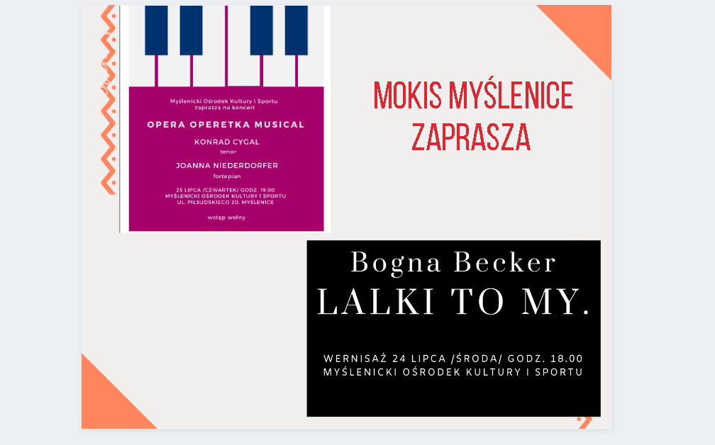 MOKIS zaprasza na ciekawe wydarzenia