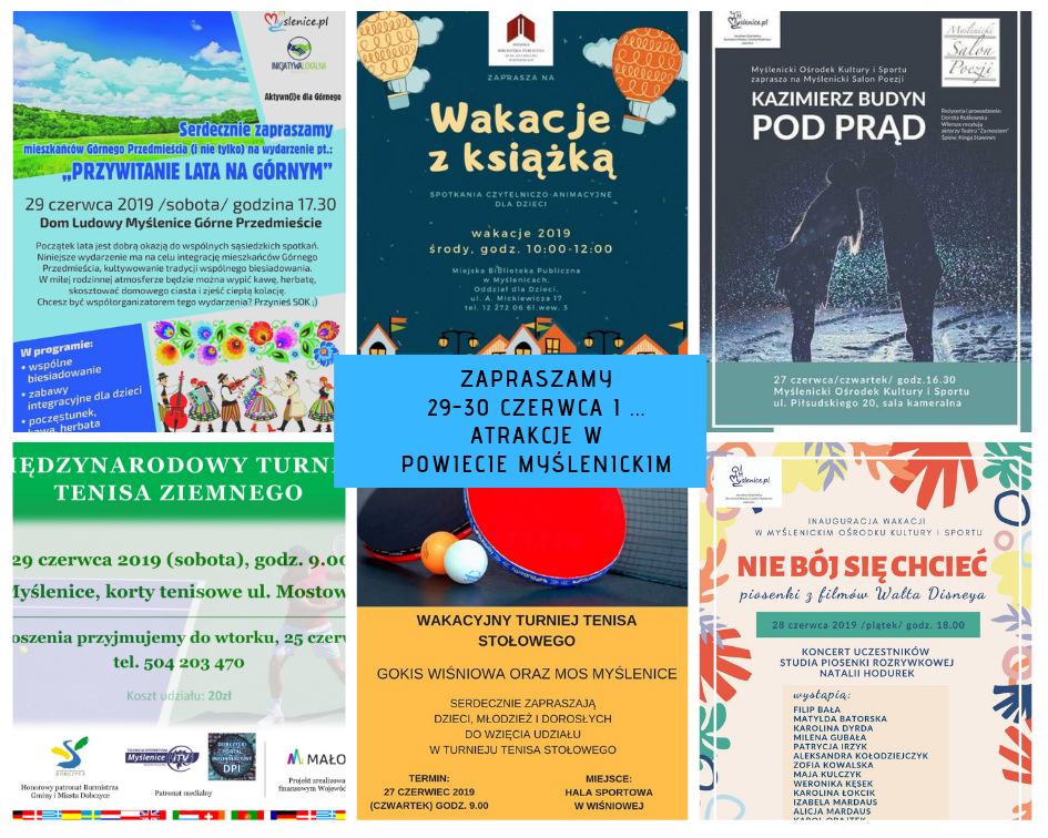 Co ciekawego w powiecie myślenickim w najbliższy weekend? W najbliższe dni?