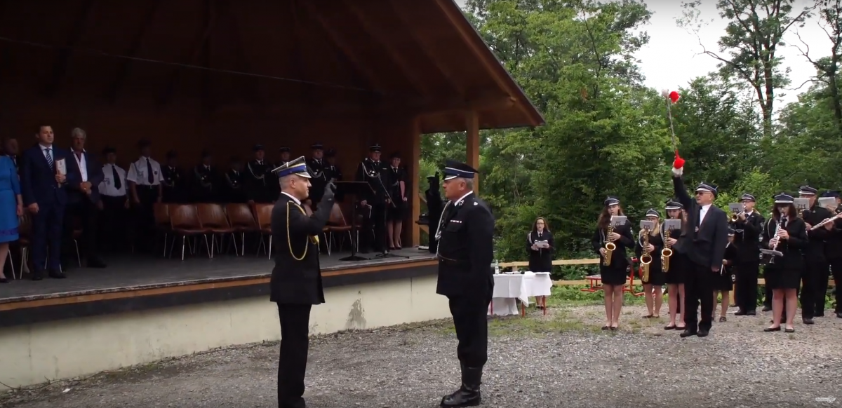 W Jasienicy orkiestra i straż świętowały wspólnie