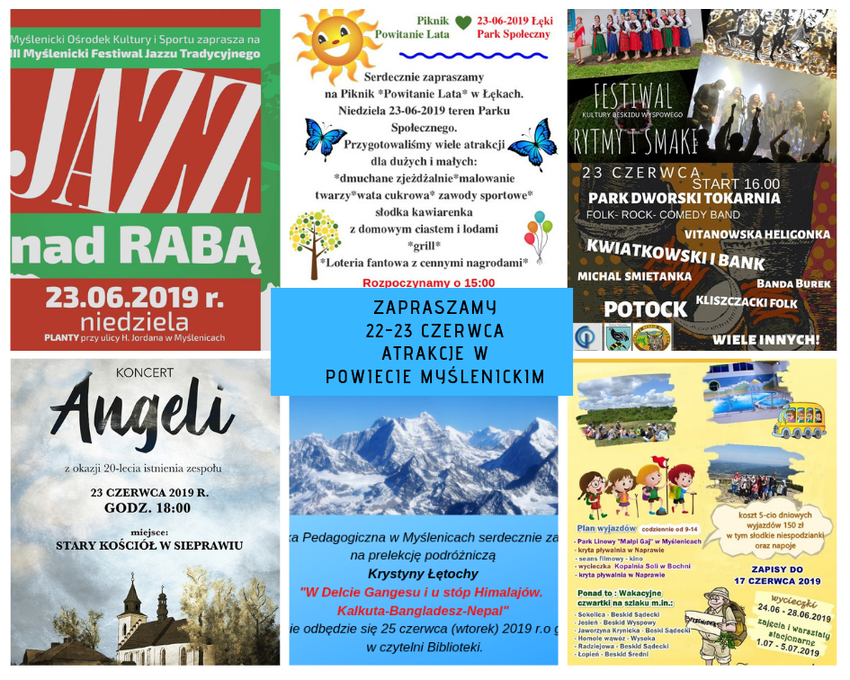 Co ciekawego w powiecie myślenickim w najbliższy weekend?