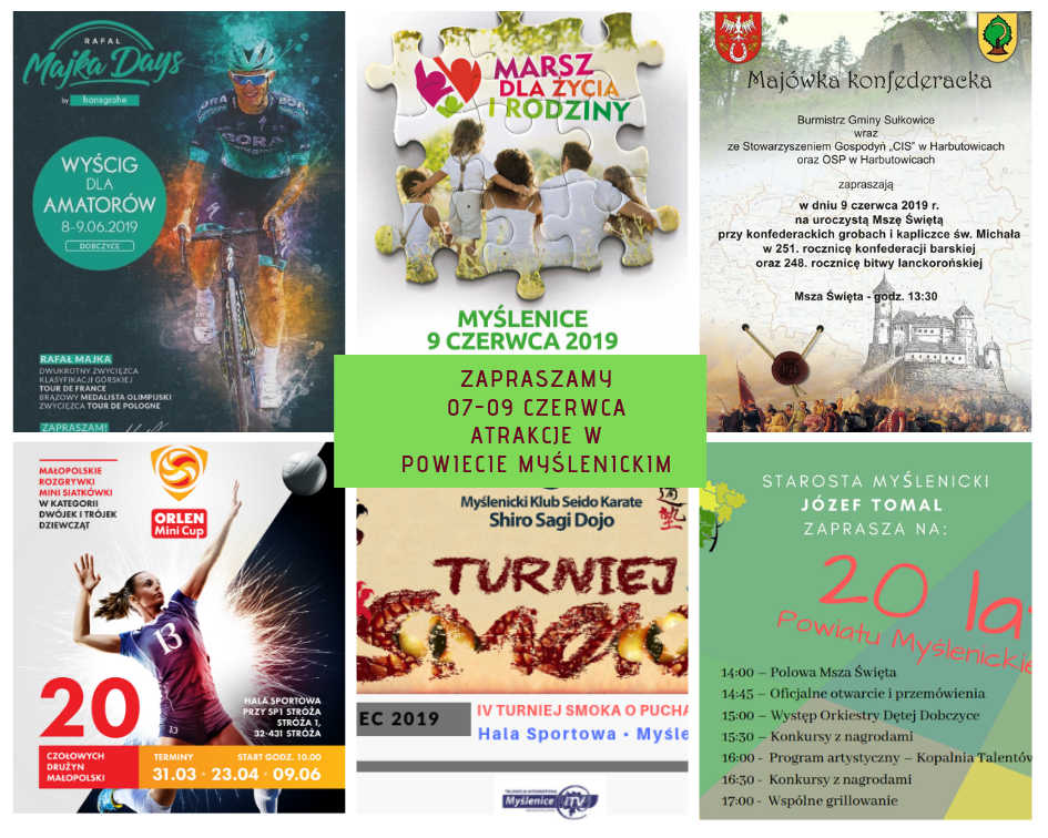 Co ciekawego w powiecie myślenickim w najbliższy weekend?