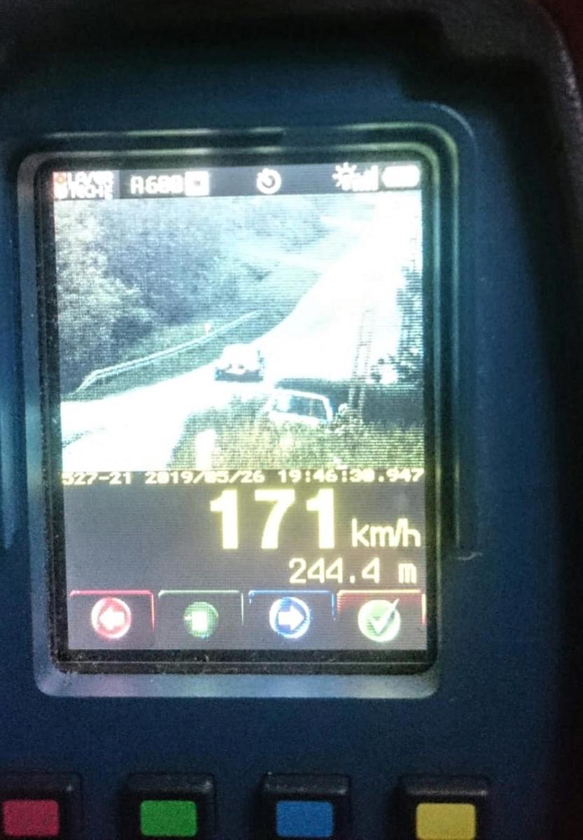 Jawornik. Jechał ponad 170 km/h