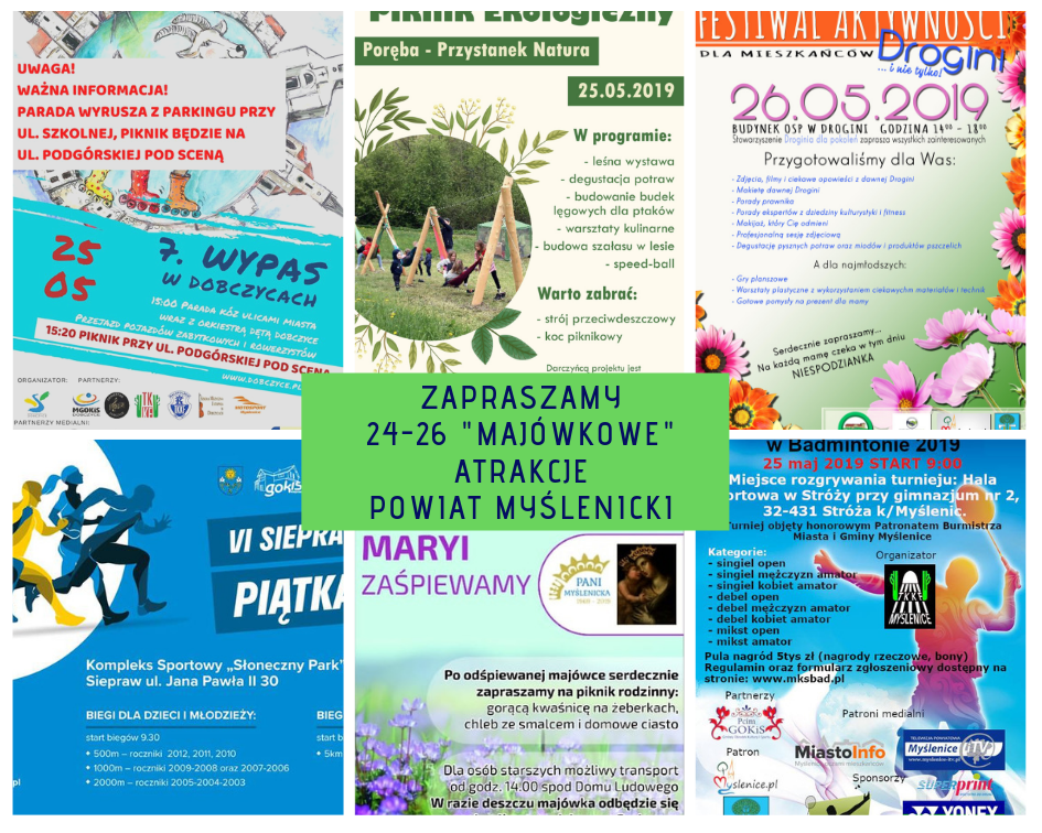 Co ciekawego w najbliższy weekend w powiecie myślenickim?