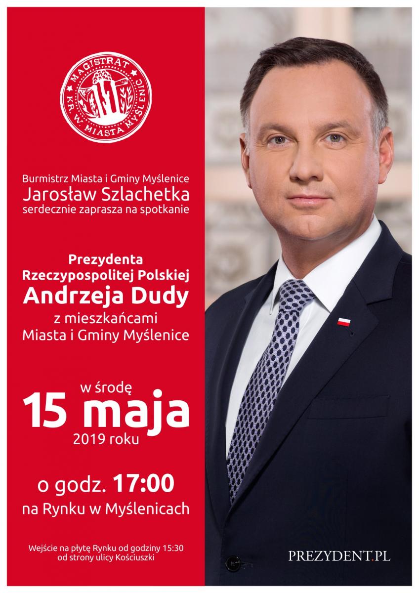 Wizyta Prezydenta RP w Myślenicach