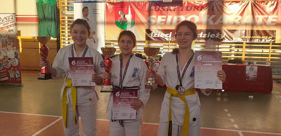 Zawodniczki Klubu Seido Karate „Shiro Sagi Dojo” wywalczyły kolejne medale