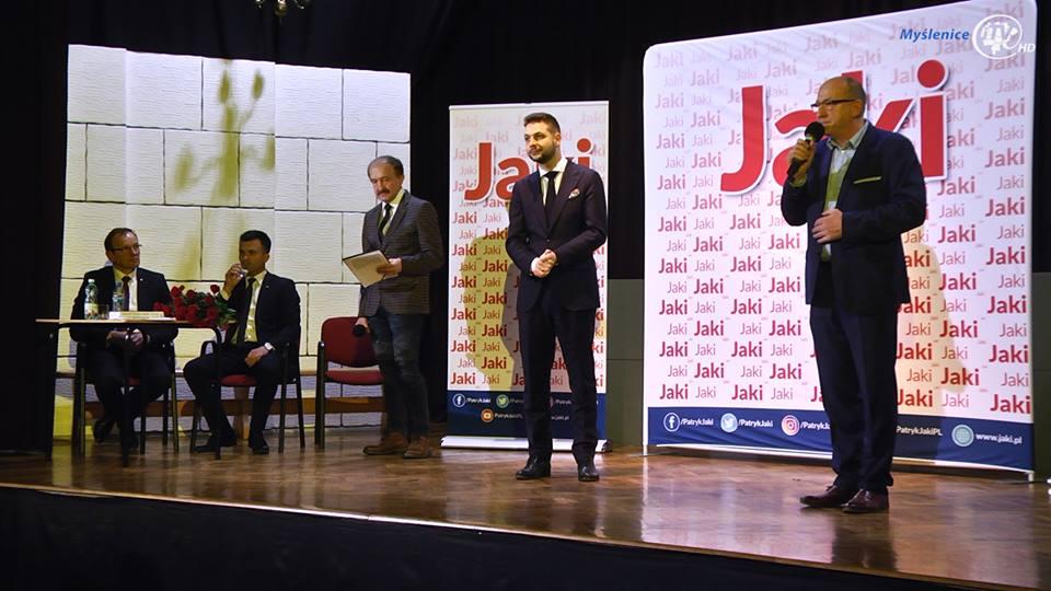 Myślenice. Otwarte spotkanie z Patrykiem Jakim
