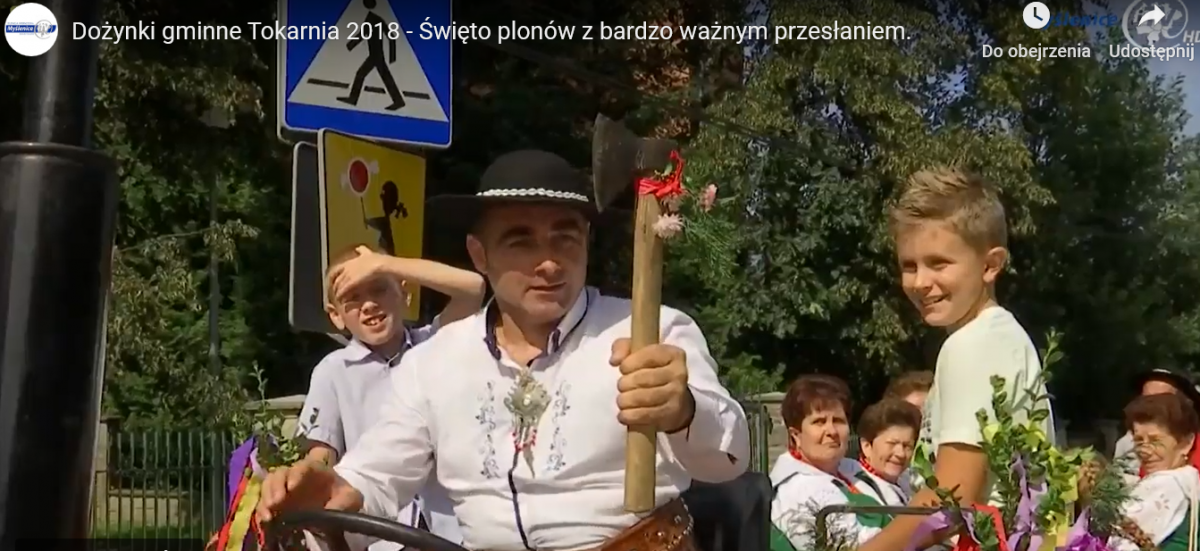 Dożynki gminne Tokarnia 2018 - Święto plonów z bardzo ważnym przesłaniem.