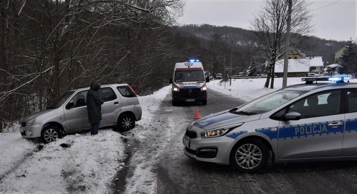 Gmina Pcim: Potrącenie pieszej