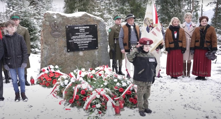 Żołnierz Wyklęty Jan Sałapatek uhonorowany w Bogdanówce- Zachowujemy się jak trzeba
