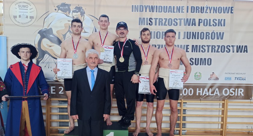 Sumo. Jan Mastela z brązowym medalem Mistrzostw Polski Juniorów