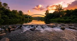 Nowa kładka VeloRaba nad Rabą w Myślenicach oficjaln&hellip;