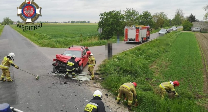 Poważny wypadek osobówek w Węgierkach (zdjęcia) 