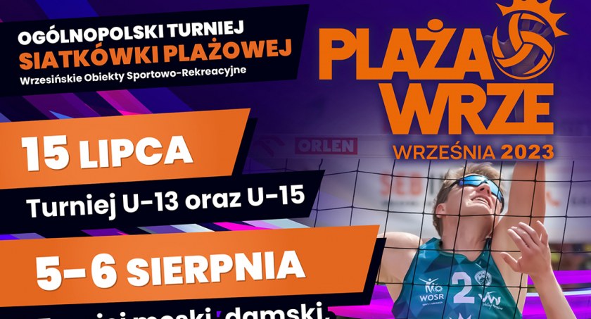 Plaża Wrze 23! Września miastem plażówki! 