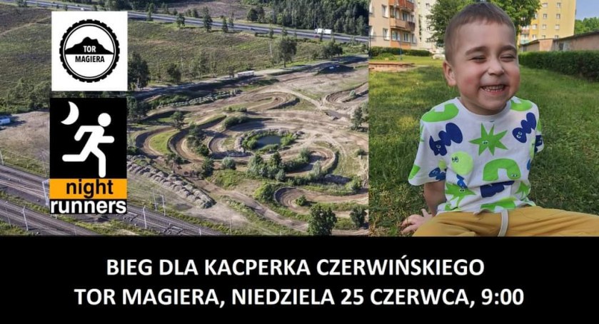 Biegacze opanują tor motocrossowy w szczytnym celu! 