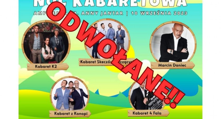 2. Wrzesińska Noc Kabaretowa odwołana tuż przed wydarzeniem! 
