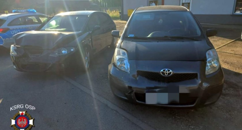 Zderzenie trzech osobówek. Mandat dla 31-letniej wrześnianki 