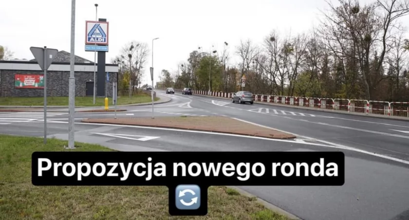 Projekt budowy ronda przy wiadukcie we Wrześni! 