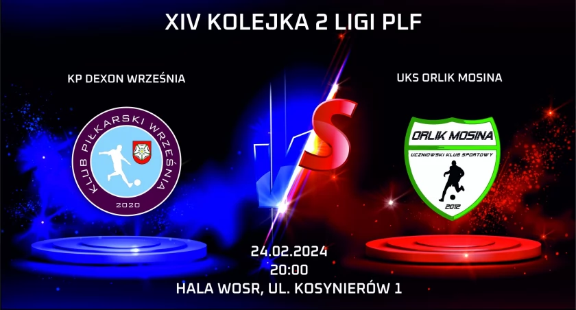 Futsalowe emocje w sobotę. Wrześnianie zagrają z Mosiną 