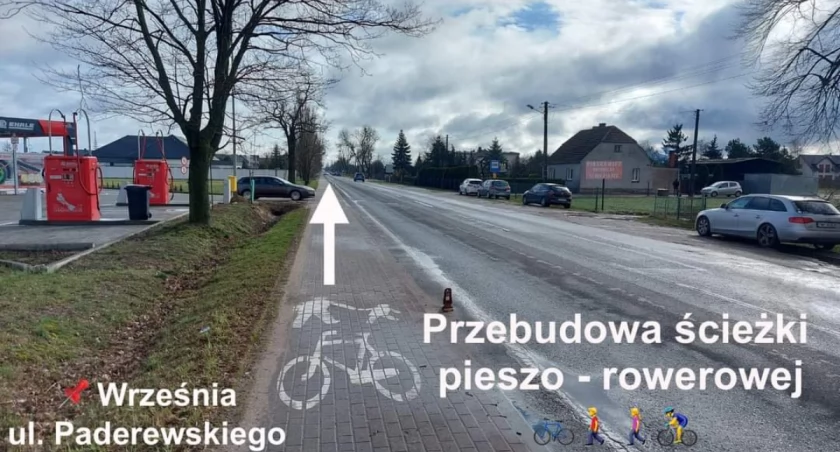 Ścieżka przy ul. Paderewskiego będzie szersza i bezpieczniejsza