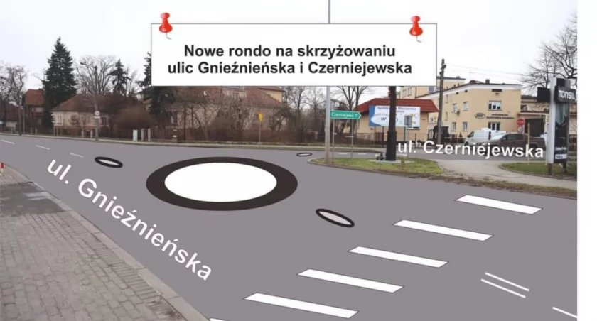 Nowe rondo przy mleczarni we Wrześni? Rozładuje korki? (Sonda) 