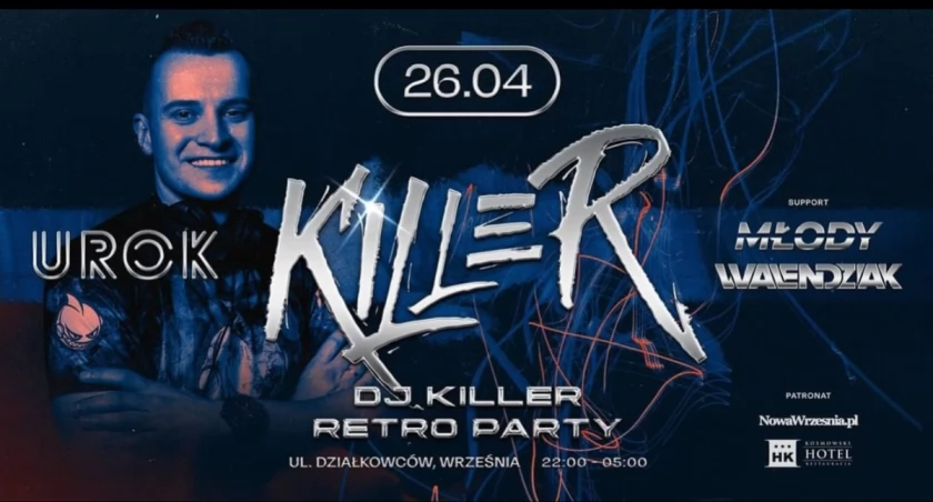 Retro Party w Uroku. Za konsoletą DJ Killer! 