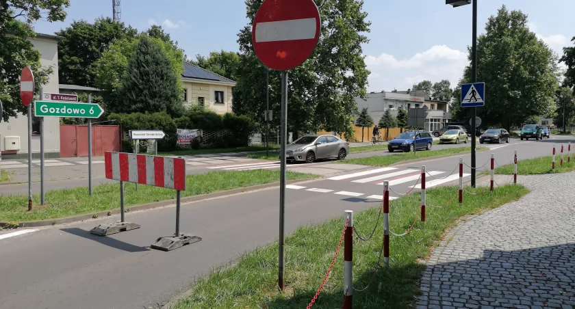 Trwa remont ul. Kościuszki. Nie wszyscy stosują się do znaków! 