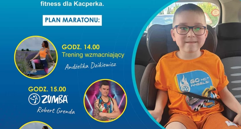 Maraton Fitness dla Kacperka. Pomagaj aktywnie! 
