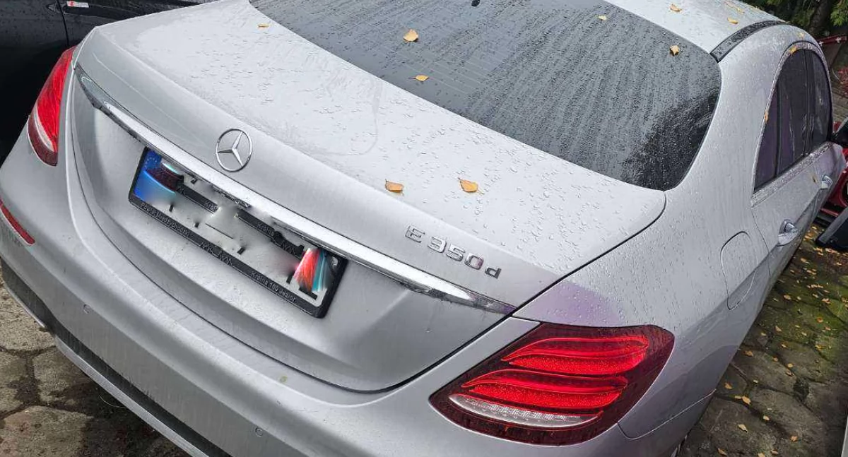 Skradziony Mercedes w Szwecji znalazł się we Wrześni 