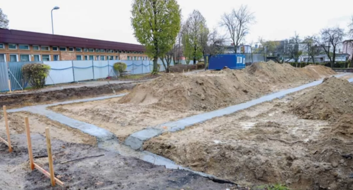 Nowe przedszkole we Wrześni w budowie