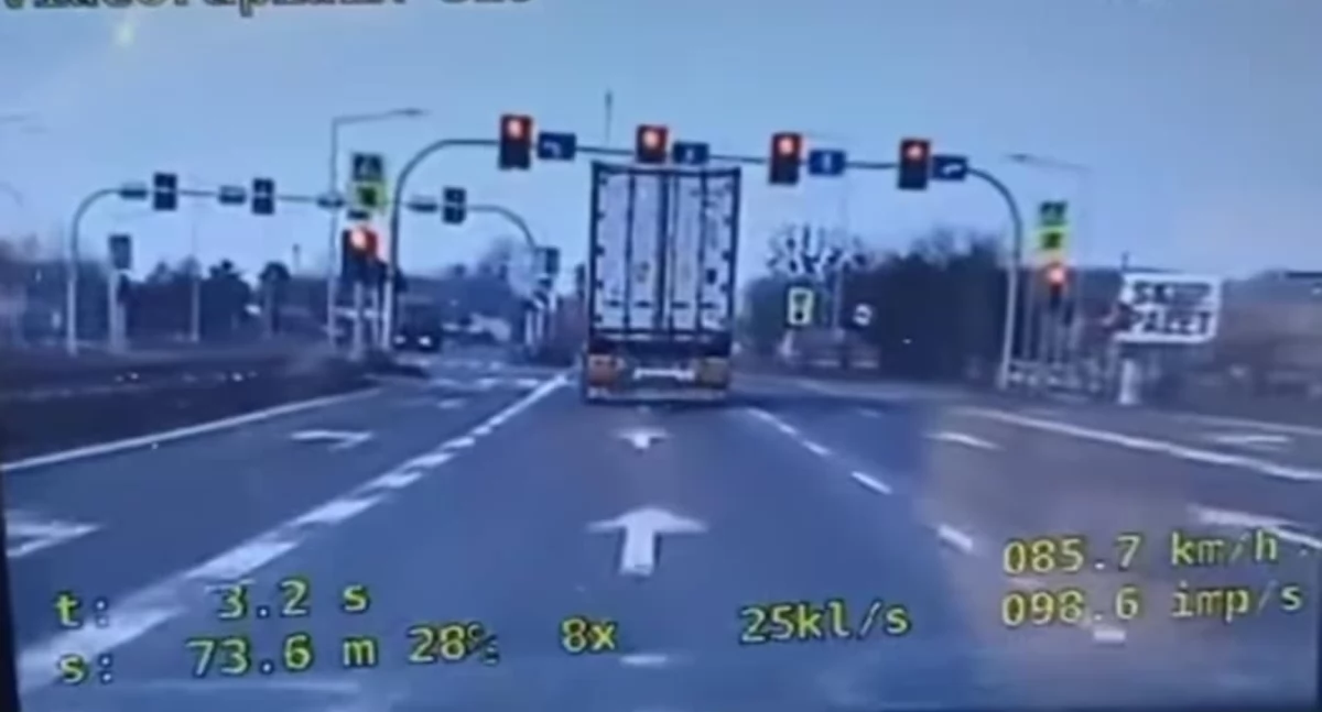 Kosztowny błąd kierowcy Tira w Zasutowie 