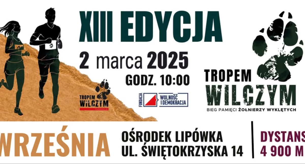 Bieg Tropem Wilczym we Wrześni. Ruszyły zapisy 