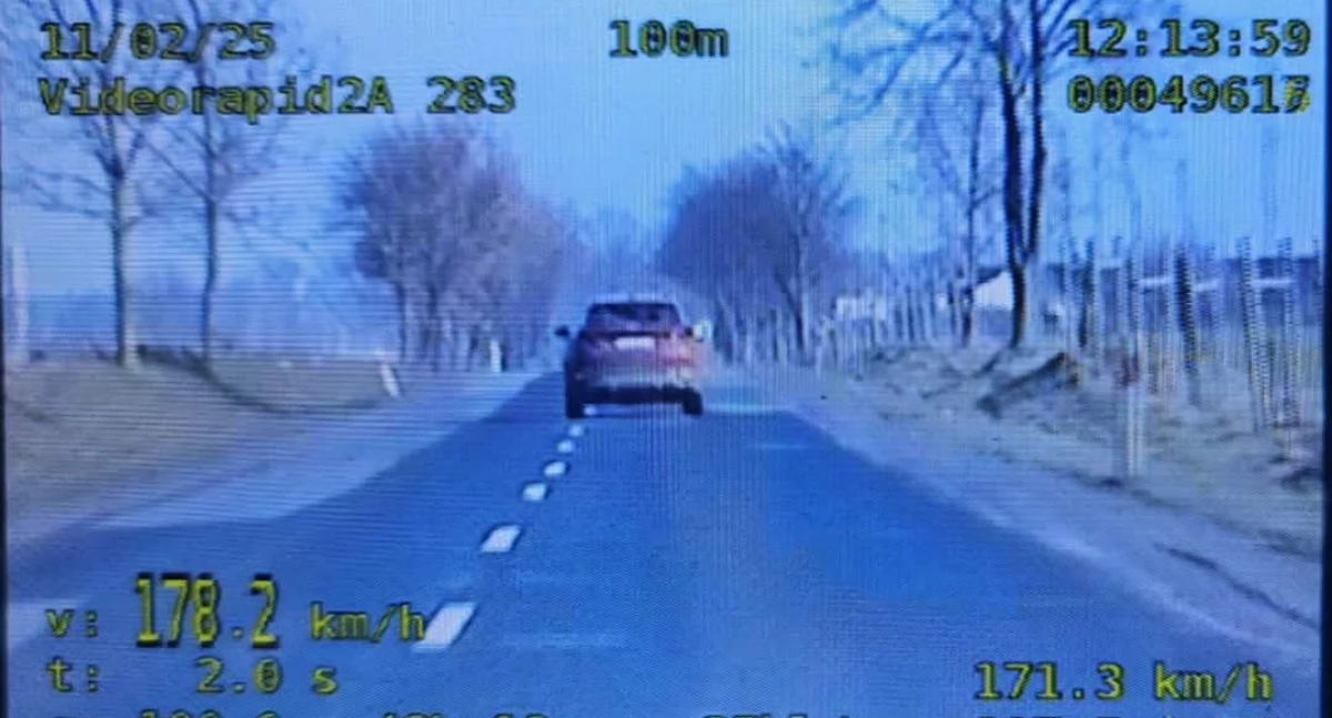 Wrześnianin przekroczył prędkość o ponad 80 km/h! 