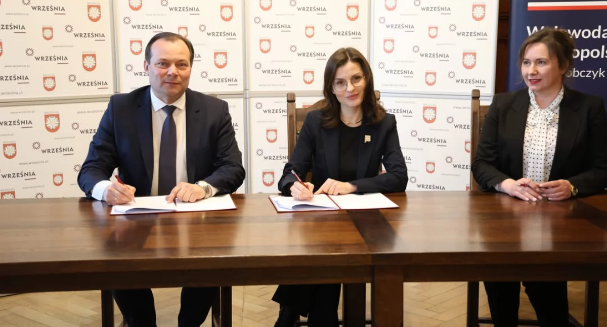 Umowa o dofinansowanie podpisana. 13.5 mln dla gminy Września 