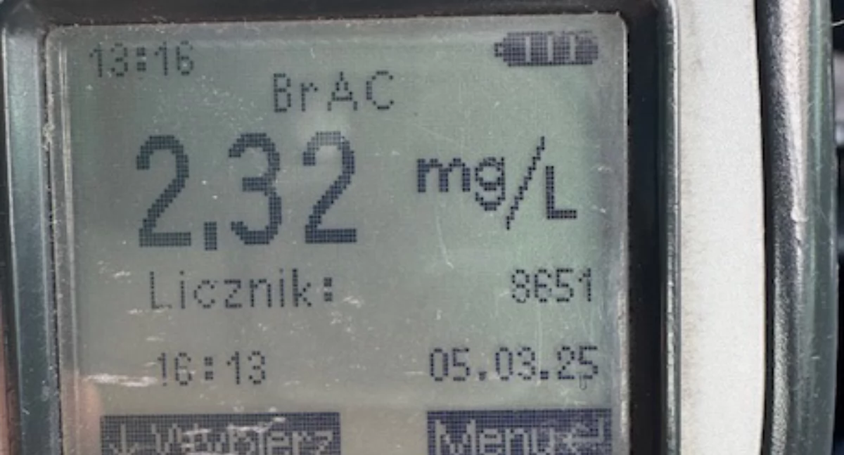 Kierowca Forda miał ponad 4 promile! Obywatelskie ujęcie w Sokołowie 