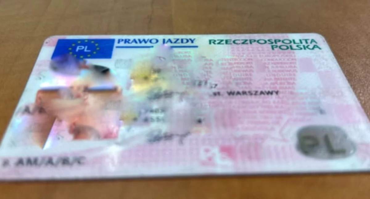 51-latek zatrzymany we Wrześni. Miał fałszywe prawko za 5 tysięcy zł